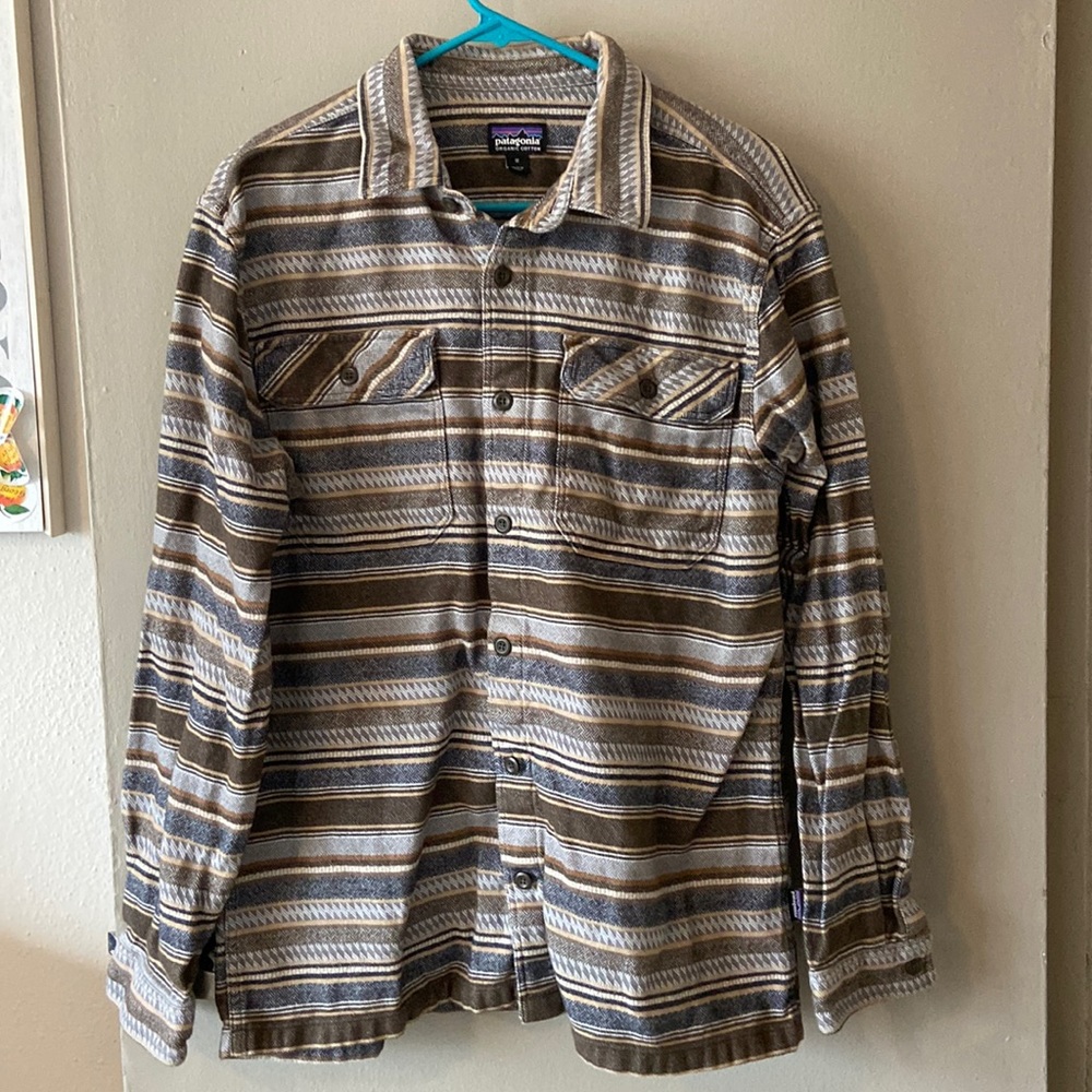 Men's Long-Sleeved Organic Cotton Midweight Fjord Flannel Shirt